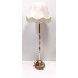 Onyx & Brass Standard Lamp & Shade