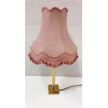 Brass Table Lamp & Shade