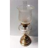 Vict Brass Oil Lamp