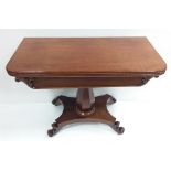 Stunning Quality Early Vict Mahogany Foldover Teatable