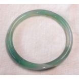 A polished jade bangle