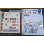 A large collection of mainly 20th Century world stamps, loose, on paper and postal record, also a