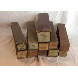 A collection of twelve late 19th - early 20th Century and later pianola rolls including 1812