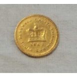 An 1802 gold 1/3 Guinea