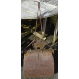 An early 20th Century Scoffin & Willmott Ironcrete garden roller - a/f