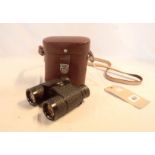 A cased pair of Carl Zeiss Jena Notarem binoculars X32B