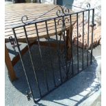 A wrought iron garden gate - to fit 3' 8"