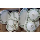 A Wedgwood Santa Clara pattern part six place dinner service