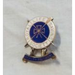 A mid 20th Century enamelled silver Royal Life Saving Society Deputy President's badge