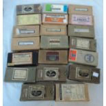 An extensive collection of 1920's to 1950's stereoscopic glass slides depicting views of Europe