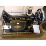 A 1922 dome cased Singer 99 sewing machine