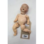 A 9" antique Armand Marselle 351 baby doll - for restoration