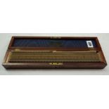 A vintage boxed set of six J. Halden & Co. Ltd. rulers - sold with two others