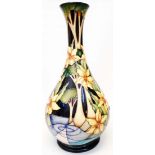 A 21 1/2" 2000 Moorcroft vase, Waters of Time by Nicola Slaney, 5/15