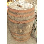 A 22" diameter coopered barrel