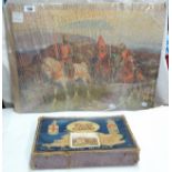 A 1930's GWR jigsaw King Arthur on Dartmoor - boxed