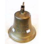 A brass reproduction Titanic bell