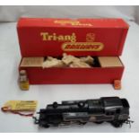 A Tri-ang OO gauge R.59 2-6-2 Class 3MT tank loco in black BR livery, complete in box with oil,