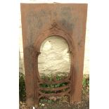 A 20 1/4" early 20th Century cast iron fire surround