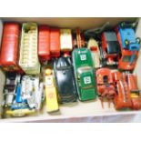 A collection of mainly Corgi model cars and lorries including London Routemaster, Jaguar XJS,
