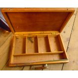 A 20th Century stained wood artist's box