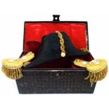 Lt. Cdr. A.B. Usher R.N.: an early 20th Century Royal Navy Lieutenant Commander's cocked hat, gold