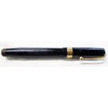 A vintage Mabie Todd Swan fountain pen with 14ct nib