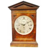 Benjamin Lewis Vulliamy: an 1841 rosewood cased table clock, the 8" silvered oblong dial dated and