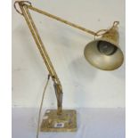 A 1930's - 1950's Herbert Terry Anglepoise Model 1227 lamp with mottled finish