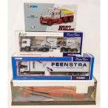 Three Corgi 1:50 scale model trucks, comprising CC12302 Scammel Contactors - Sunters, CC12103