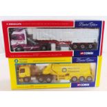 Two Corgi 1:50 scale model trucks, comprising CC12415 Volvo FH Globetrotter Bulktipper - P.