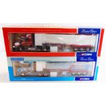 Two Corgi 1:50 scale model trucks, comprising CC12808 Scania T Bulk Tipper - John Toulson (Teesdale)