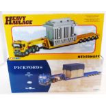 Two Corgi 1:50 scale model trucks, comprising CC12605 Scammel Crusader, King Trailer and Load and