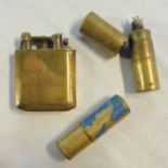 Two early 20th Century The Park MFG. Co. UL lighters and a 1930's German Chik lighter