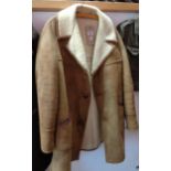 A Dent's men's sheepskin coat - size XL