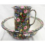 A Winton Chintz toilet jug and bowl