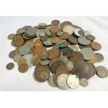 A good collection of 19th and early 20th Century foreign coinage including 1823 Portugal X Reis,