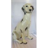 A resin Dalmatian sculpture - height 26"