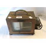 A vintage Negretti & Zambra copper clad thermograph