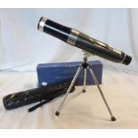 A boxed Lafayette 8-25 X 30 zoom spotting scope