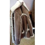 An Antartex men's sheepskin coats - size 44R