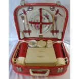 A vintage Brexton picnic for two set
