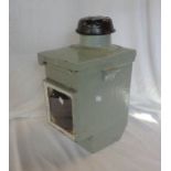 A vintage Southern Region S35 Welch Patent railway lantern casing by Lamp Manufacturing & Railway