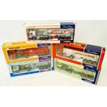 Five Corgi 1:50 scale model trucks, comprising CC11904 ERF EC Powder Tanker - Redland, 74902 ERF