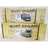 Two Corgi 1:50 scale model trucks, comprising CC12507 Atkinson Venturer 2 Axle King Trailer & Boiler