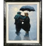 ALEXANDER MILLAR (SCOTTISH B.1960), Moonlight Shenanigans, a limited edition print, No.79/295,