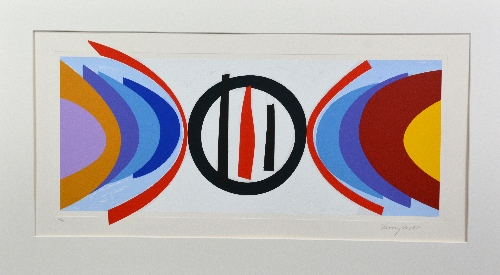 SIR TERRY FROST RA (BRITISH 1915-2003), 'Black Circle', a limited edition signed screen print, No.