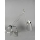 SIMPLUS SILVER DESK LAMP, by Hadrill Horstman on a counter balanced frame