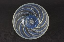 A RENE LALIQUE OPALESCENT POISSONS BOWL, diameter approximately 21cm, moulded R. Lalique makers