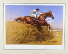 AFTER PETER CURLING, 'ALDANITI', a limited edition print 60/500, signed by the artist, Bob